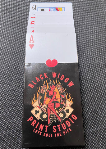 BW Devil Girl Deck of Playing Cards - Black Widow Print Studio